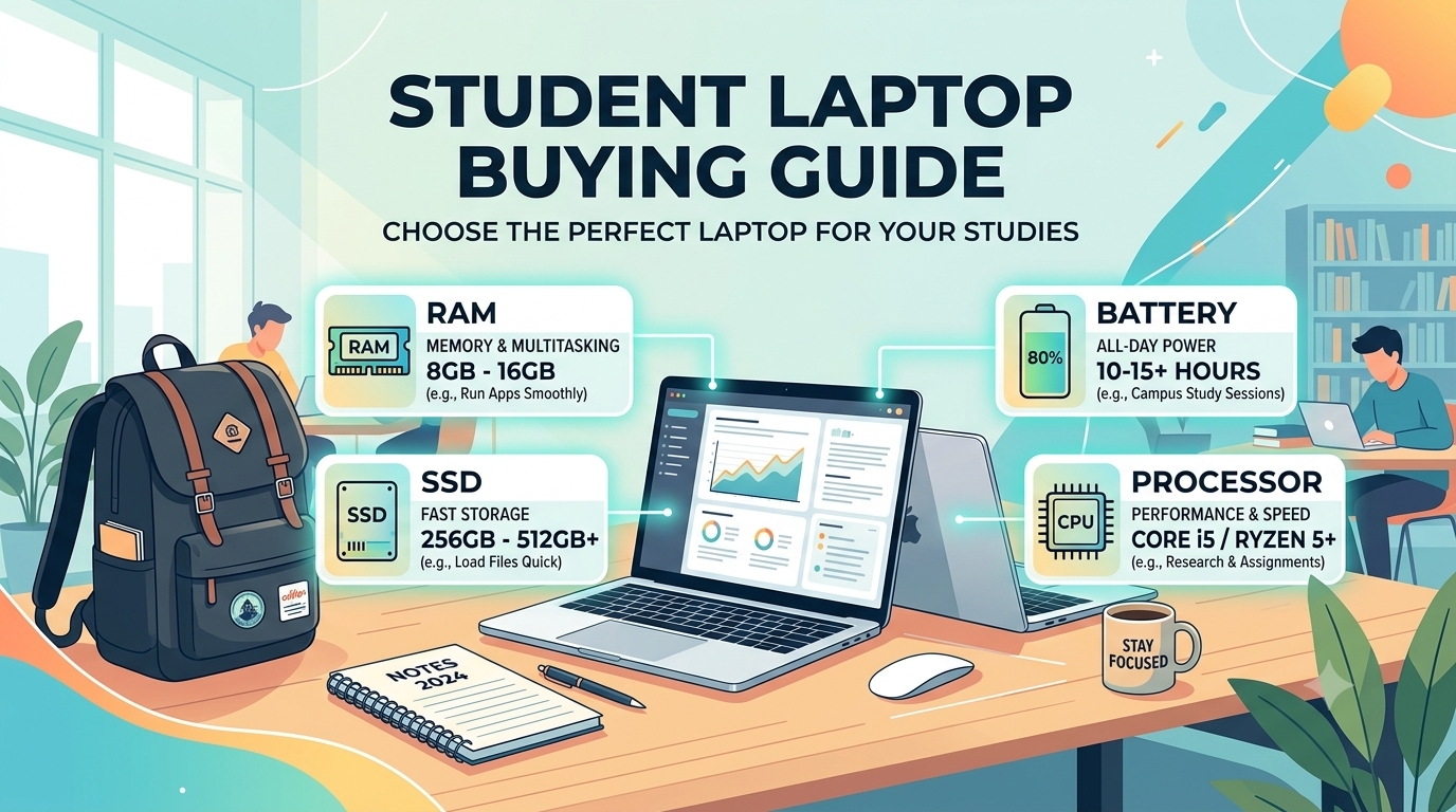 Laptop Buying Guide for Students: What You Actually Need
